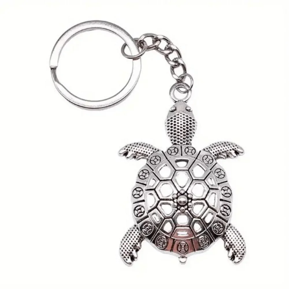 Turtle Stainless Steel Keychain